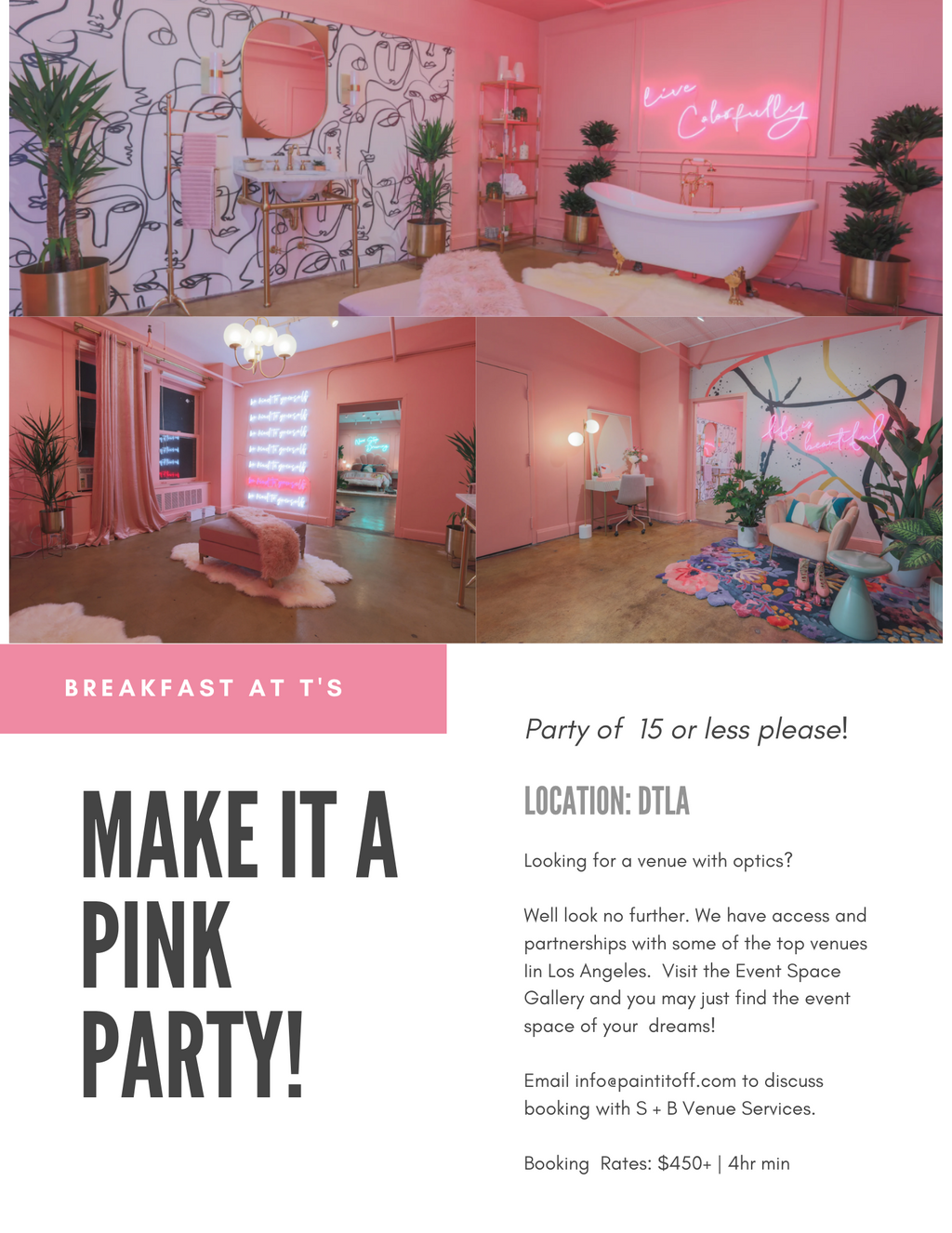 Breakfast at Tiffany's | DTLA - [Paint By Numbers]- Paint It Off by Stella and Bobbie