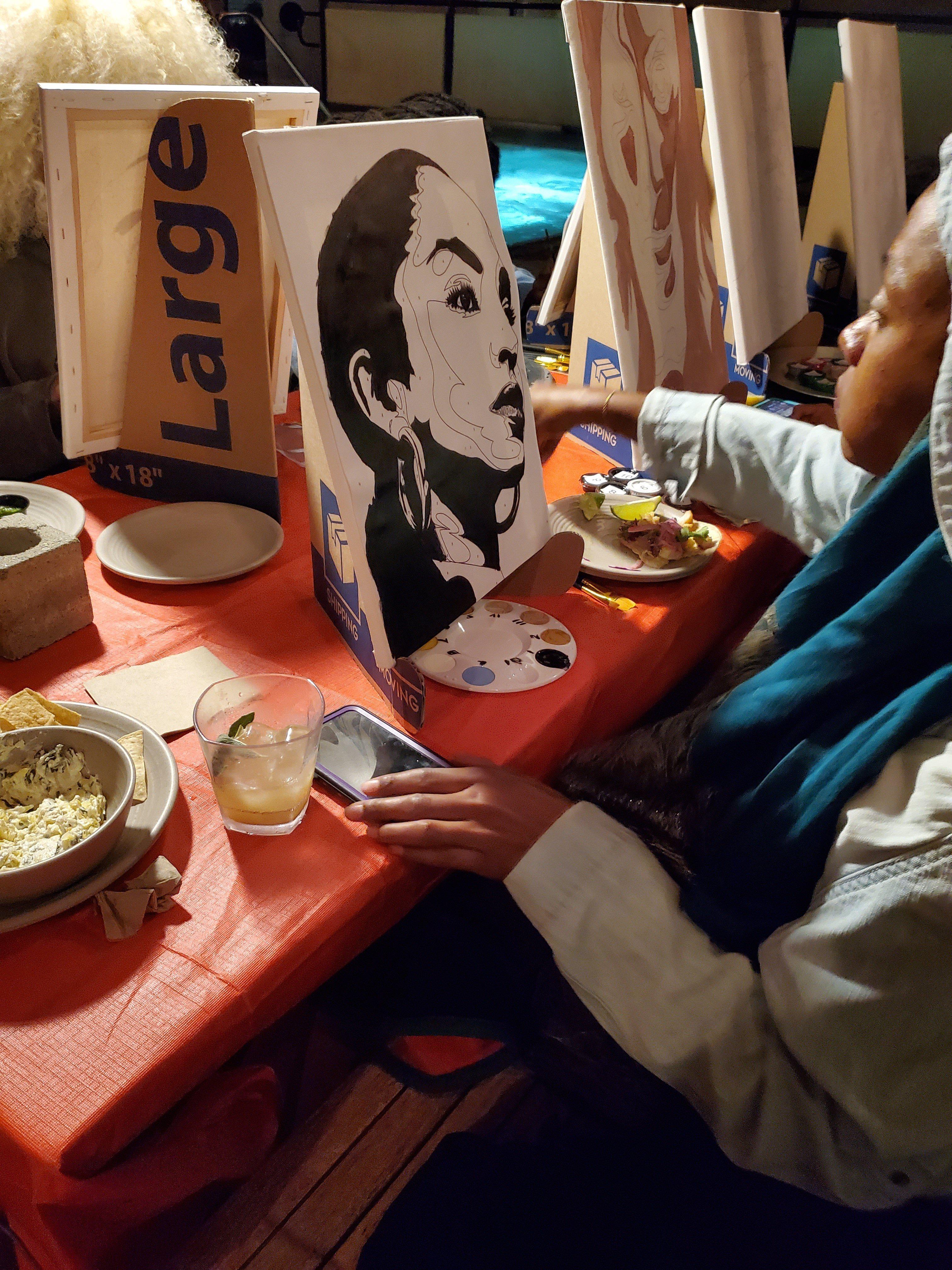 Ace Hotel: Sipping Sundays - [Paint By Numbers]- Paint It Off by Stella and Bobbie