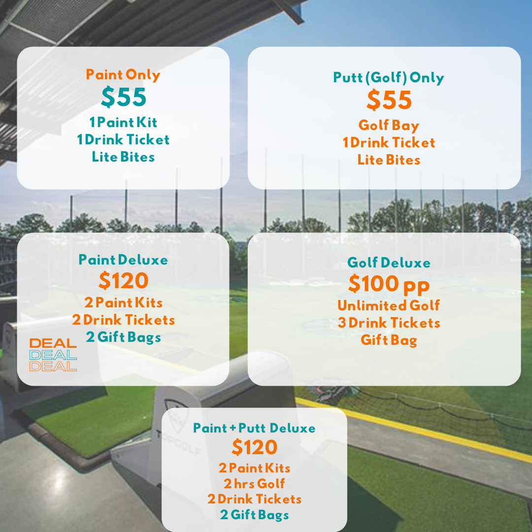 Paint and Putt | Top Golf - [Paint By Numbers]- Paint It Off by Stella and Bobbie