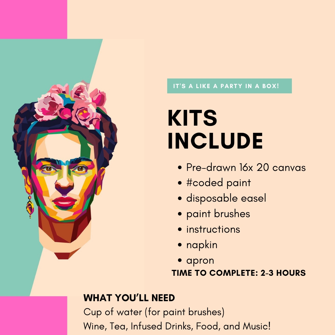 Party In a Box | Bulk Order 10+ Designs - [Paint By Numbers]- Paint It Off by Stella and Bobbie