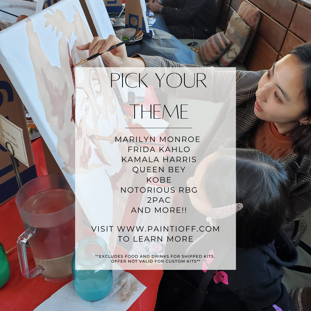 Virtual Paint Party| Hosted by Paint it Off - [Paint By Numbers]- Paint It Off by Stella and Bobbie