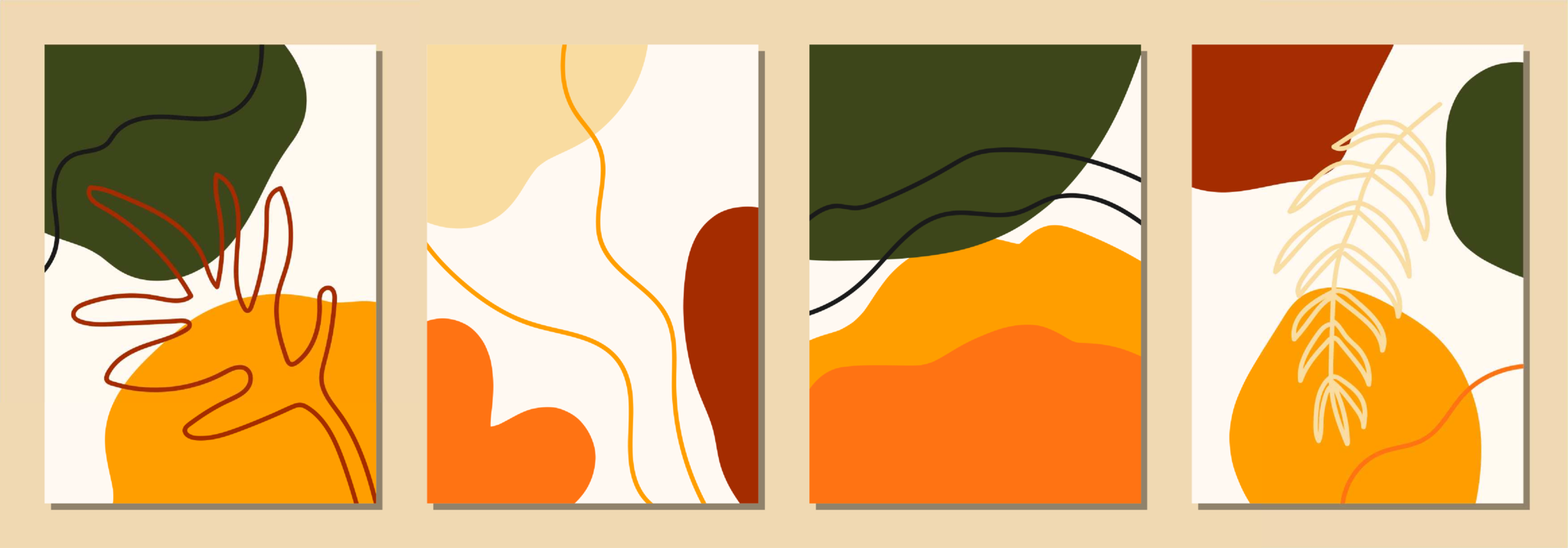 Home Decor | Abstract - [Paint By Numbers]- Paint It Off by Stella and Bobbie