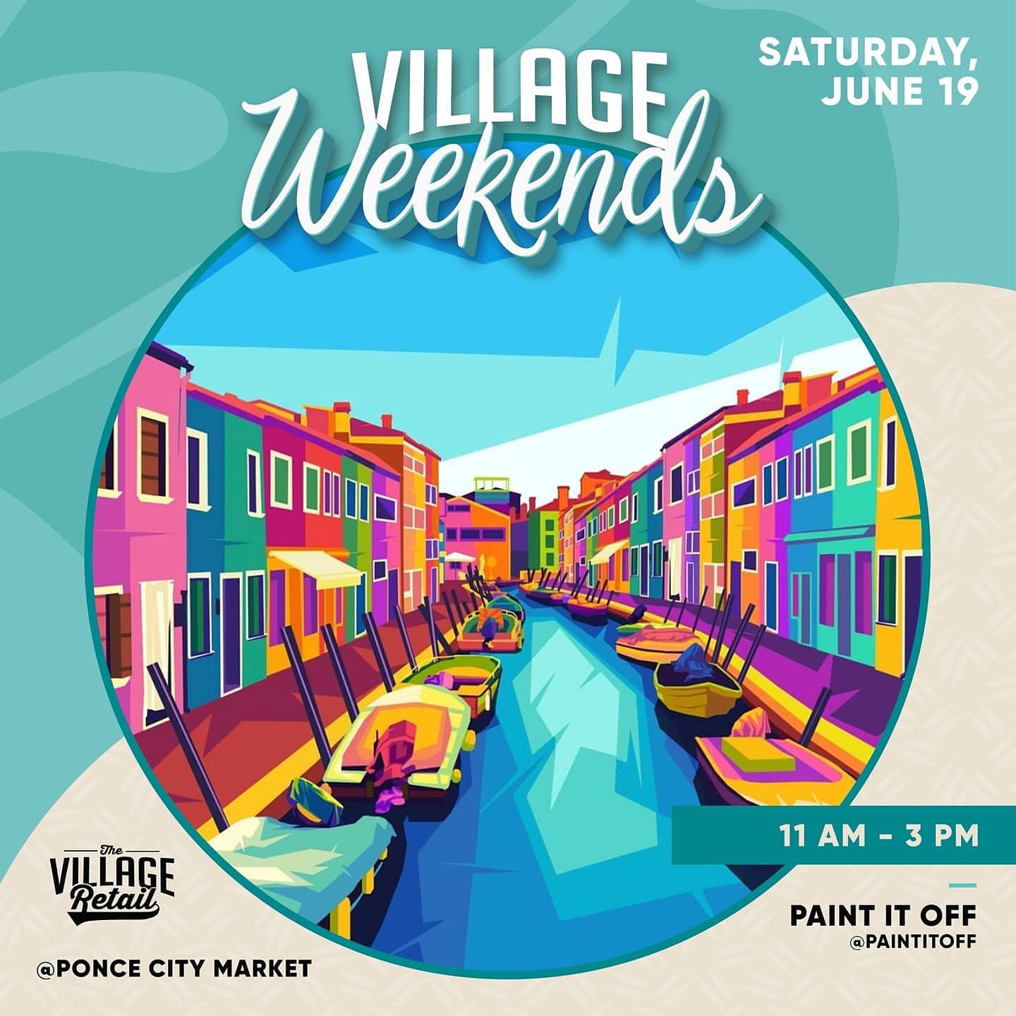 Juneteeth Paint it Off x Village Market Atl - [Paint By Numbers]- Paint It Off by Stella and Bobbie