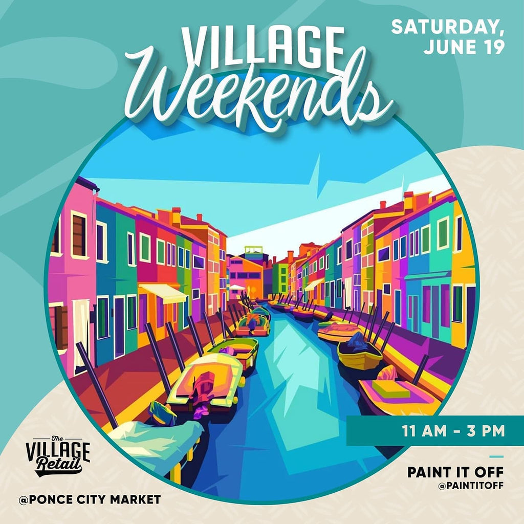 Juneteeth Paint it Off x Village Market Atl - [Paint By Numbers]- Paint It Off by Stella and Bobbie