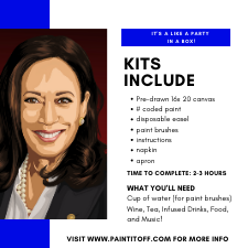 Runway Holiday Market 2/13 - [Paint By Numbers]- Paint It Off by Stella and Bobbie