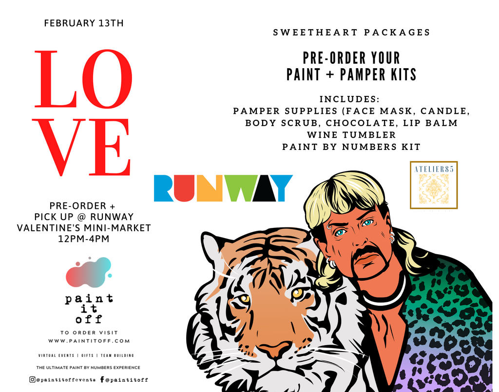 Runway Holiday Market 2/13 - [Paint By Numbers]- Paint It Off by Stella and Bobbie